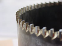 hole saw - carbide tipped drill bits wood masonry metal auger hole saw custom manufacture repair retip refurbish