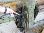 side hole treating rod - exterminating - chemical application wand