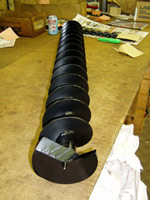railroad tie counter bore - trox bolt systems - carbide tipped drill bits wood masonry metal auger hole saw custom manufacture repair retip refurbish