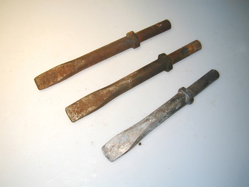 Chisel sharpening 3/4" Hex Drive - Before