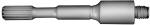 Adapters - Percussion Core Adapter - Hammer Drill adapter - Masonry Drill Bits - PAT-BOSCH-S - Spline Drive - - carbide tipped drill bits, wood, masonry, pole, auger, bit counter bore sink repair retip refurbish sharpen custom manufacture