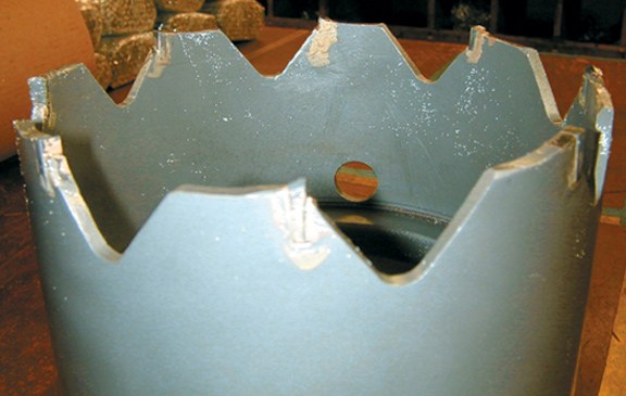 Shell Cutter drill bit repair, drill bit sharpening, chisel sharpening - After