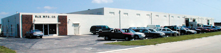 B & A Manufacturing Company - Plant Picture - 3665 East Industrial Way West Palm Beach Florida